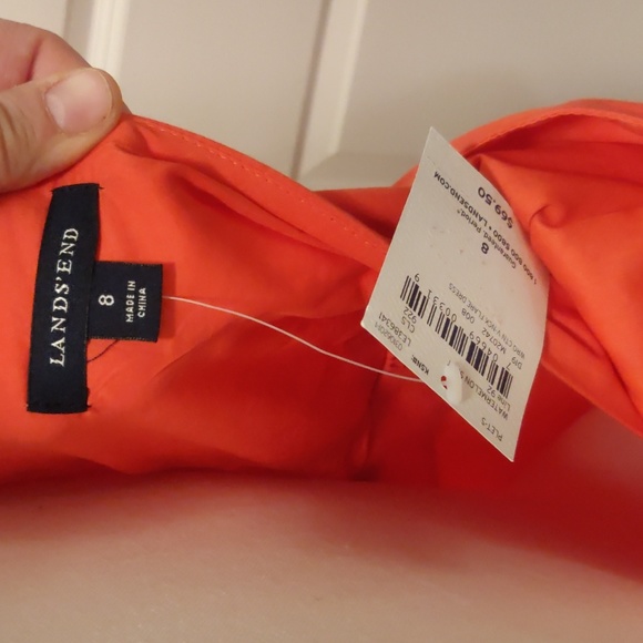 Lands' End Lands End Women Size 8, Sleeveless Woven Fit & Flare Dress, Hi - Picture 10 of 11